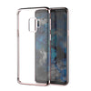 Husa Huawei P20 Lite Transparent cu Margini Roz-Aurii-0