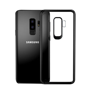 Husa Huawei P20 Transparent cu Margini Negre-0