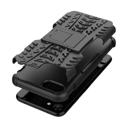 Husa protectie Flippy pentru Huawei P40 Lite E Defender Model 3 cu Suport, Negru-7