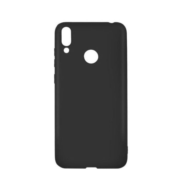 Husa Huawei Y7 2019 Liquid Silicone Case Negru-0