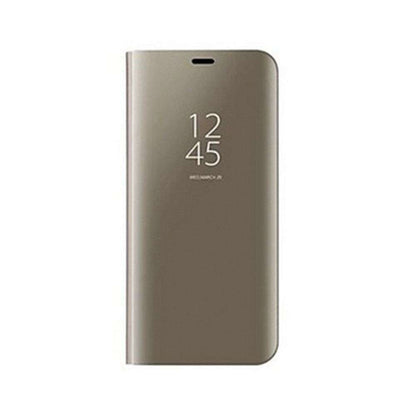 Husa Huawei Y9 2019 Flip Cover Oglinda Auriu-2