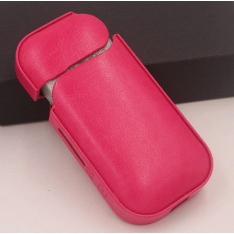 Husa Flippy pentru IQOS 2.4 Plus, Capac de Protectie, Anti Soc si Zgarieturi, din Piele Ecologica, 43 g, 12 x 6 x 2.5 cm, Roz-2