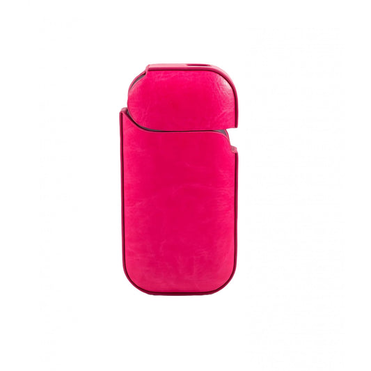 Husa Flippy pentru IQOS 2.4 Plus, Capac de Protectie, Anti Soc si Zgarieturi, din Piele Ecologica, 43 g, 12 x 6 x 2.5 cm, Roz-0