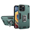 Husa Iron Warriors pentru iPhone 13 Pro, Flippy,  Hybrid Ring Holder Kickstand, Verde inchis-0