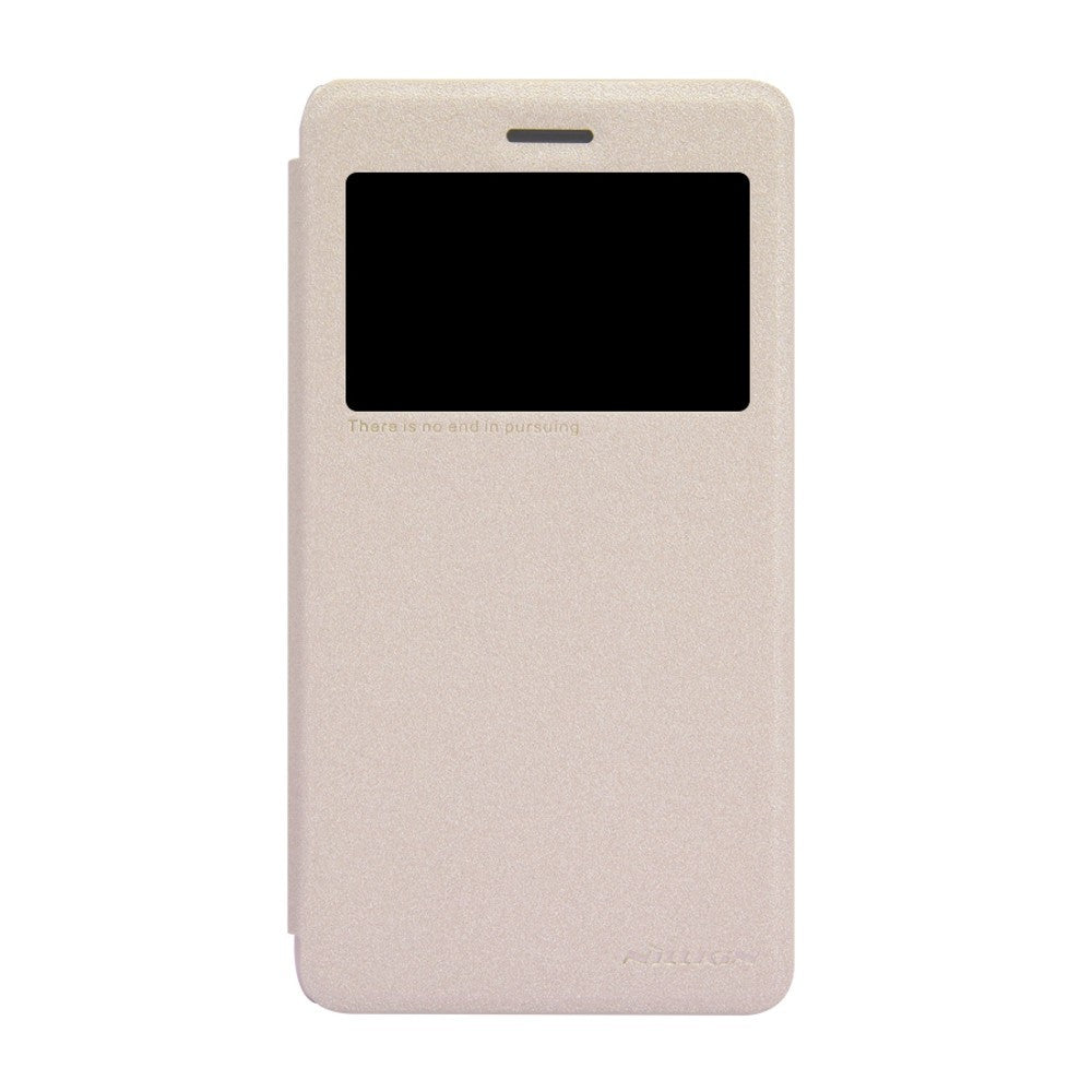 Husa Lenovo S860 Nillkin Sparkle Flip Auriu-3