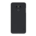 Husa LG G4 Stylus Nillkin Frosted Shield Negru + Folie de protectie-0