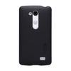 Husa LG L Fino D295 Nillkin Frosted Shield Negru + Folie de protectie-0