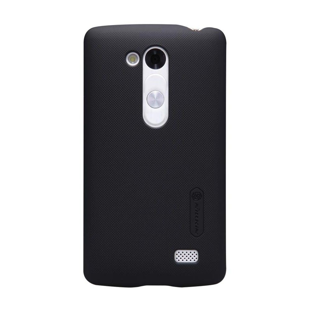 Husa LG L Fino D295 Nillkin Frosted Shield Negru + Folie de protectie-0