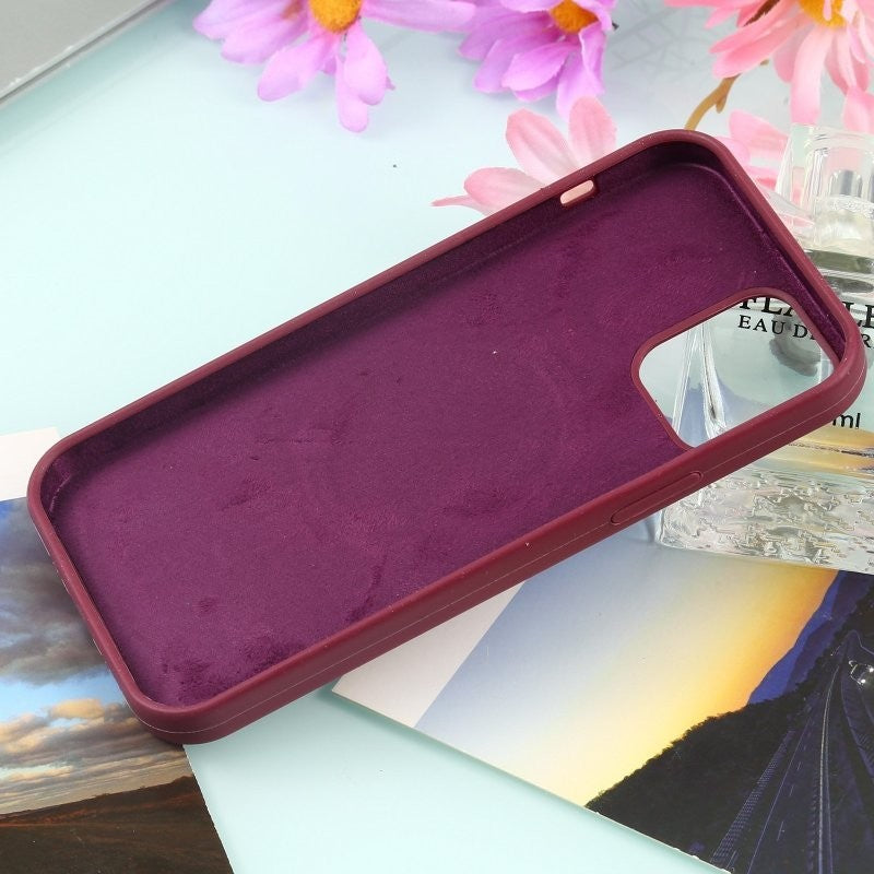 Husa MagSafe liquid large hole magnetic shell pentru Apple iPhone 13, Full Cover, Liquid Silicone, Magnetica, Incarcare Wireless, Flippy, Mov-4