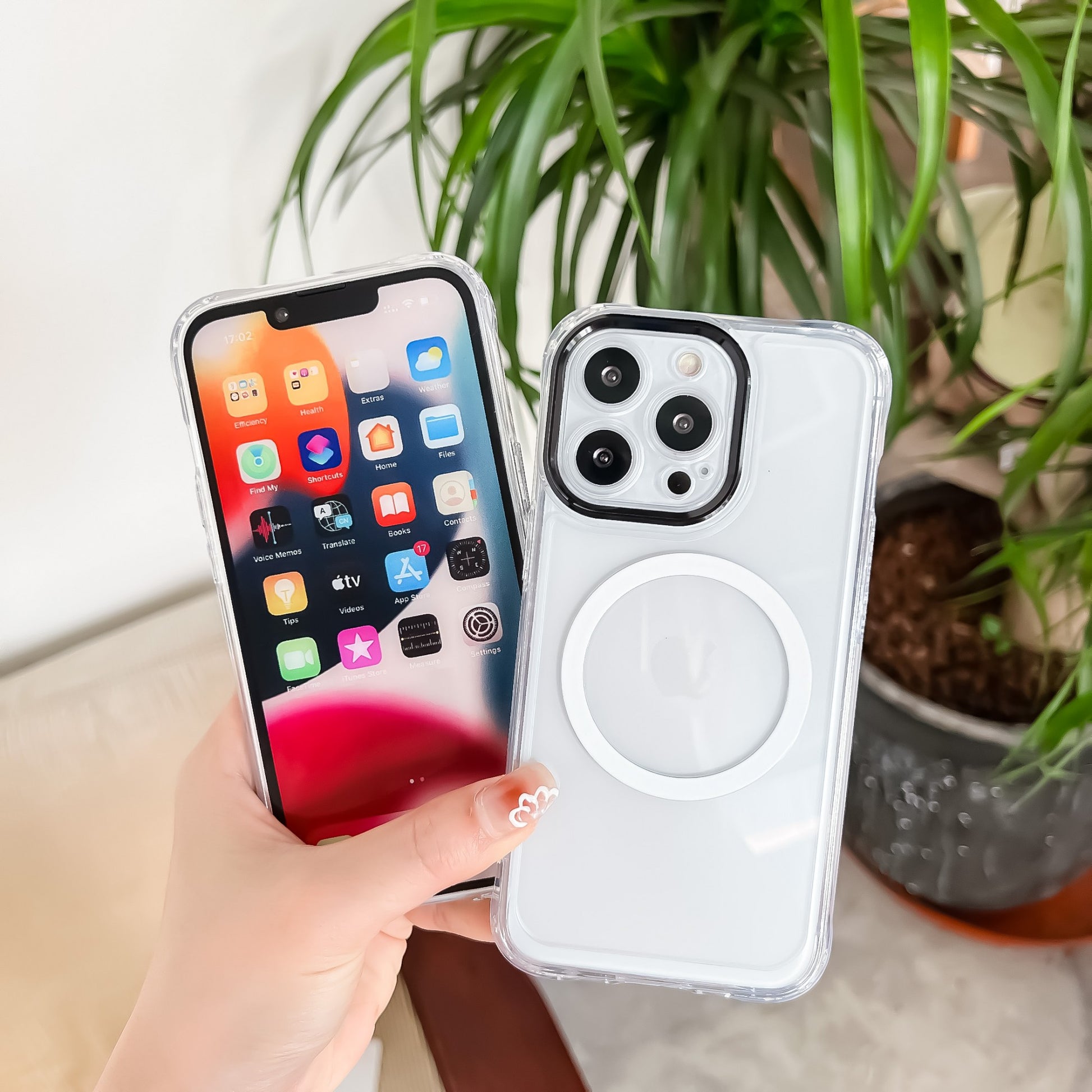 Husa MagSafe Silicone pentru iPhone 12 Pro Max, Flippy, Transparenta, Magnetica, Extra Protectie Camera Negru-3