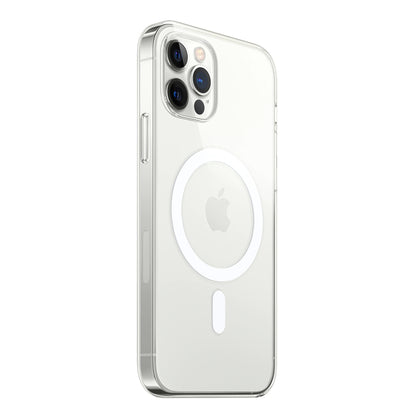 Husa MagSafe Silicone pentru iPhone 14 Pro, Flippy, Transparenta-1