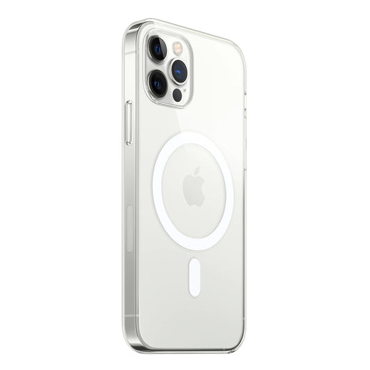 Husa MagSafe Silicone pentru iPhone 14 Pro, Flippy, Transparenta-1