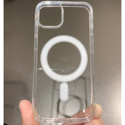 Husa MagSafe Silicone pentru iPhone 14 Pro, Flippy, Transparenta-4