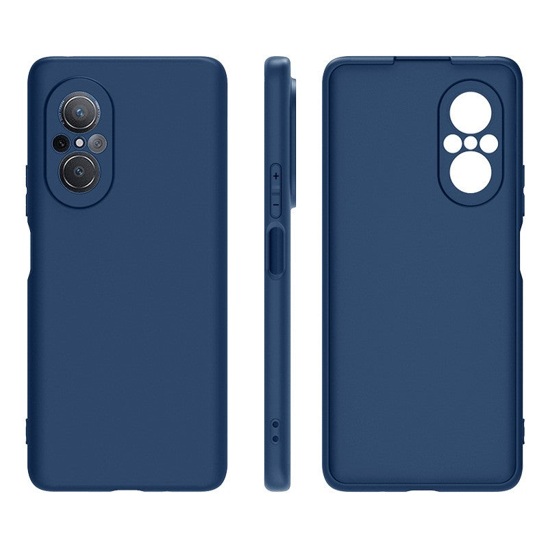 Husa Matte TPU pentru Huawei NOVA 9 SE, Flippy, Silicon Slim, Protectie Antisoc, Navy Blue-1