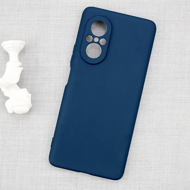 Husa Matte TPU pentru Huawei NOVA 9 SE, Flippy, Silicon Slim, Protectie Antisoc, Navy Blue-2