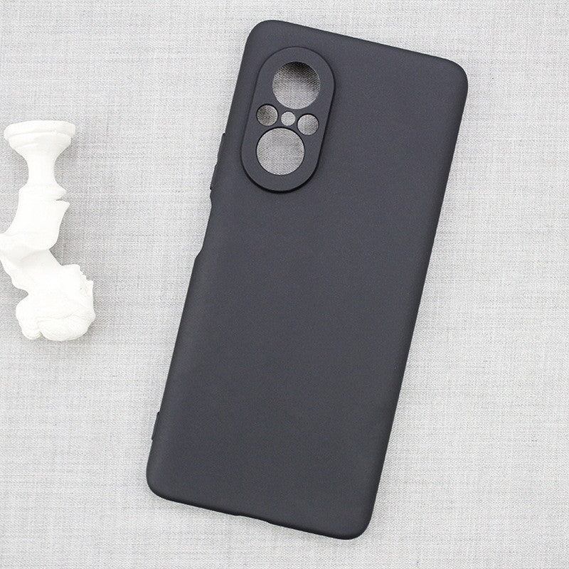 Husa Matte TPU pentru Huawei NOVA 9 SE, Flippy, Silicon Slim, Protectie Antisoc, Negru-1