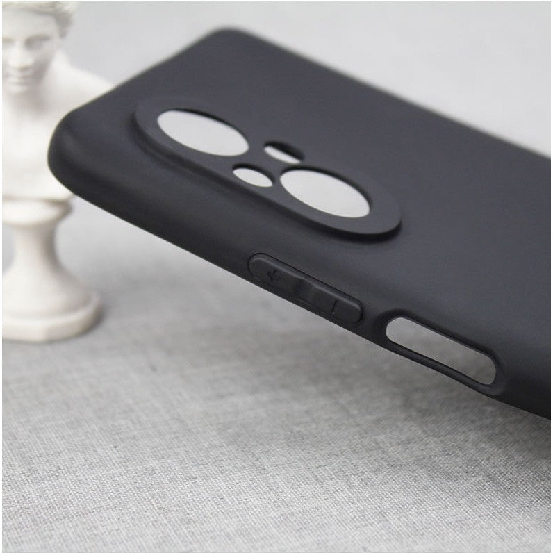Husa Matte TPU pentru Huawei NOVA 9 SE, Flippy, Silicon Slim, Protectie Antisoc, Negru-2