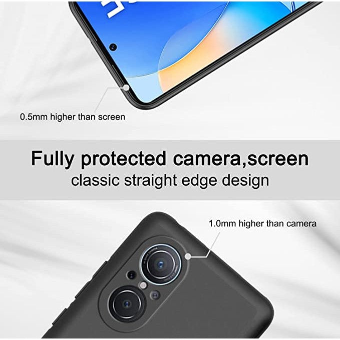 Husa Matte TPU pentru Huawei NOVA 9 SE, Flippy, Silicon Slim, Protectie Antisoc, Negru-6