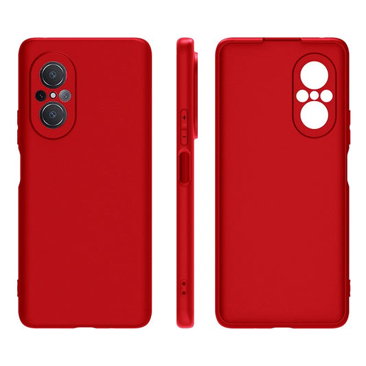 Husa Matte TPU pentru Huawei NOVA 9 SE, Flippy, Silicon Slim, Protectie Antisoc, Rosu-1