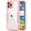 Husa Max Defence pentru Samsung Galaxy S22 Ultra, Bumper Roz, Fata Dubla Transparenta, Protectie Antisoc Full 360 ( fata, spate, margini ), Flippy-0