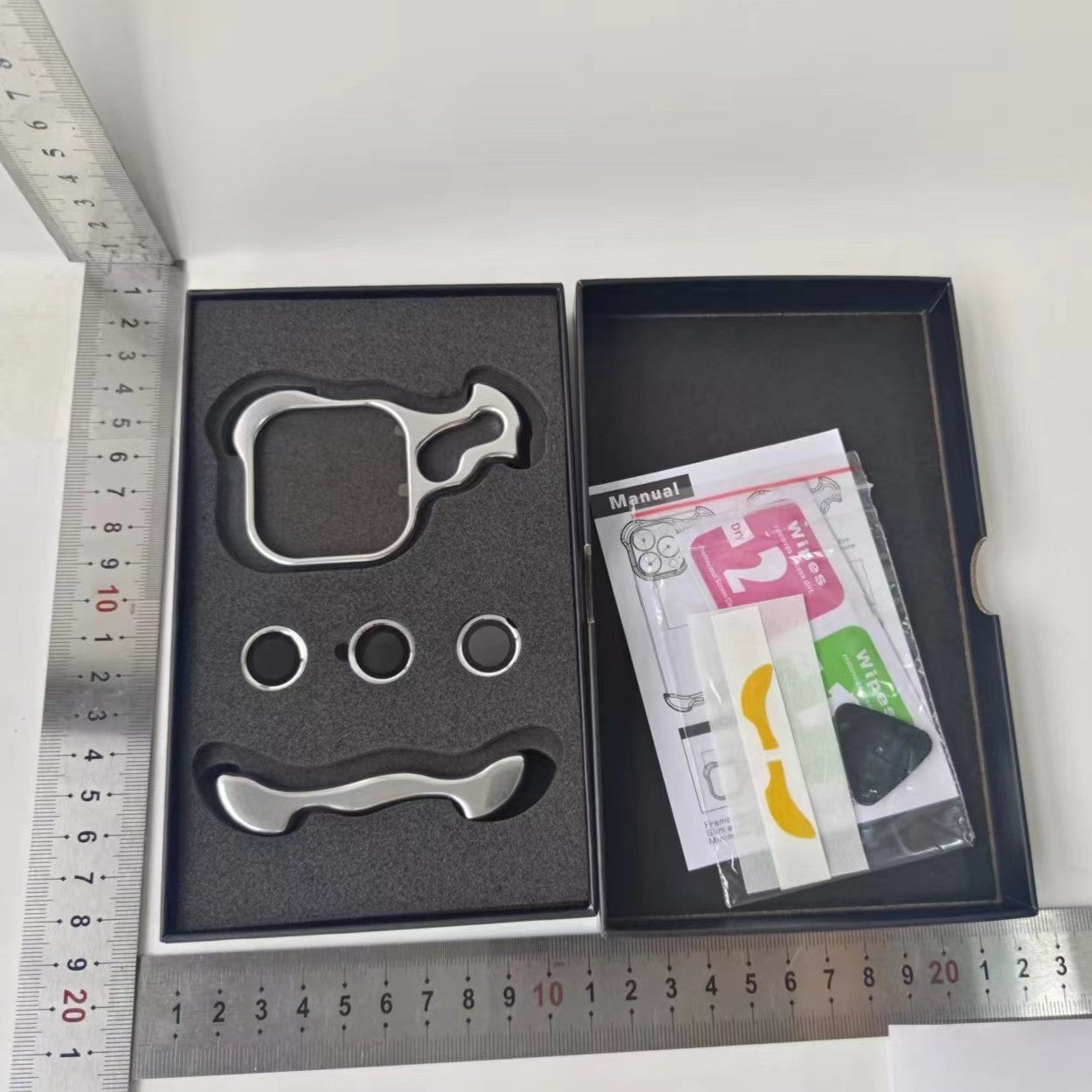 Husa Metalica Compatibila cu iPhone 15 Pro Max, Protectie pentru Colturile Telefonului si Camera, Lentile pentru Obiective, Aliaj, Antisoc, Antizgariere, Argintiu-7