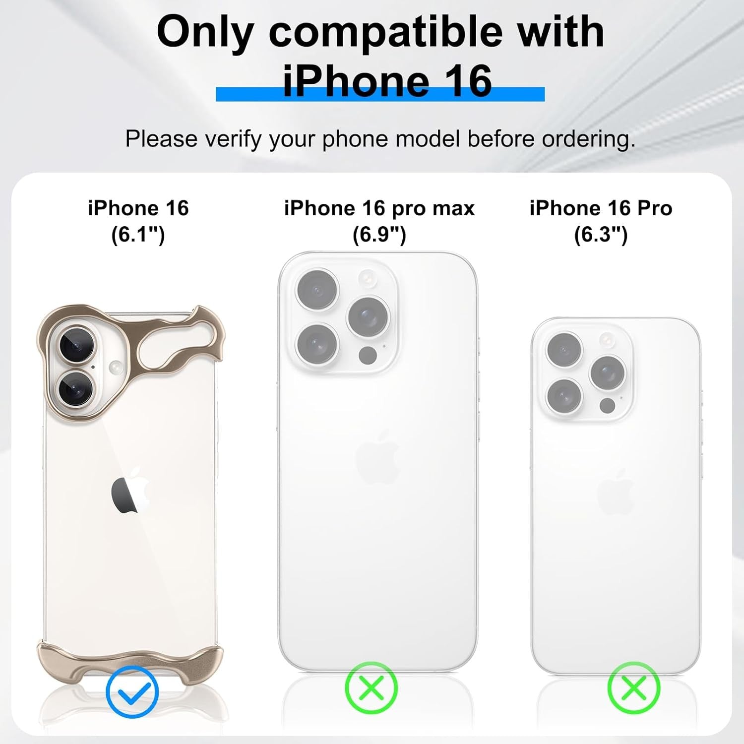 Husa Metalica Compatibila cu iPhone 16, Flippy, Protectie pentru Colturile Telefonului si Camera, Aliaj, Antisoc, Antizgariere, Auriu-5