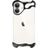 Husa Metalica Compatibila cu iPhone 16, Flippy, Protectie pentru Colturile Telefonului si Camera, Aliaj, Antisoc, Antizgariere, Negru-0