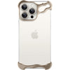 Husa Metalica Compatibila cu iPhone 16 Pro, Flippy, Protectie pentru Colturile Telefonului si Camera, Aliaj, Antisoc, Antizgariere, Auriu-0