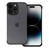 Husa TPU Edgeless Compatibila cu iPhone 15 Pro, Flippy, Protectie pentru Colturi si Camera, Aliaj, Antisoc, Antizgariere, Negru Mat-0