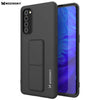 Wozinsky Kickstand Case din Silicon cu Suport pentru OPPO RENO 4 PRO -NEGRU