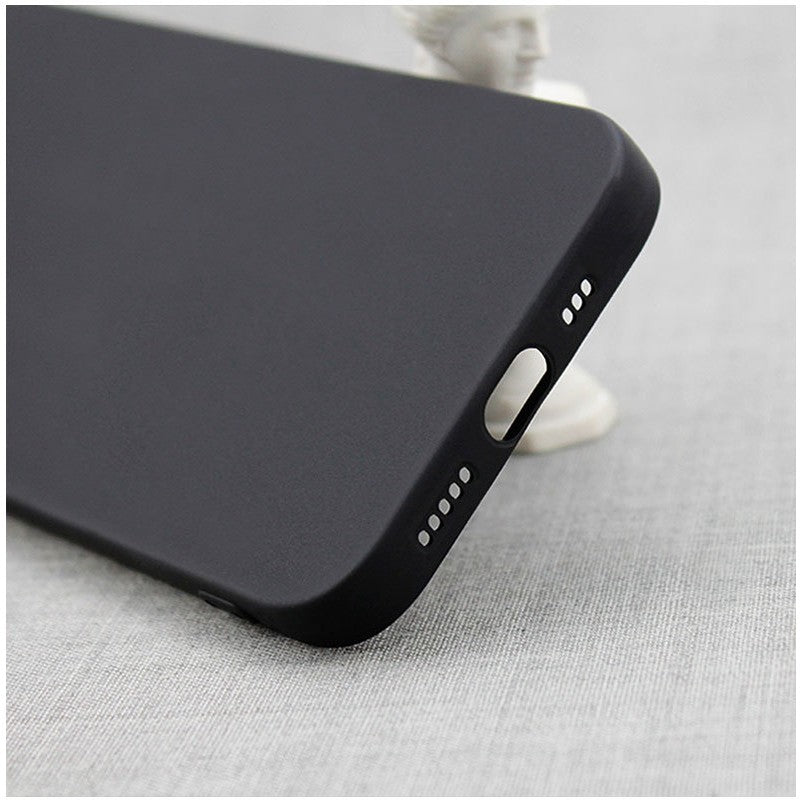 Husa pentru Samsung Galaxy A03 4G, Flippy, Liquid Silicone, cu Microfibra pe interior, Protectie Antisoc, Negru-3