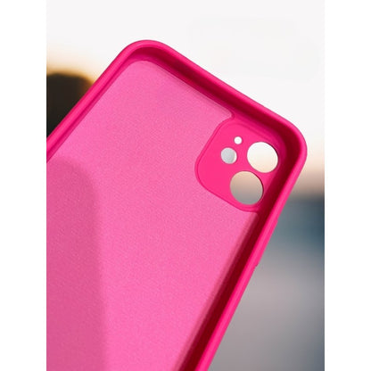 Husa pentru Samsung Galaxy A03 4G, Flippy, Liquid Silicone, cu Microfibra pe interior, Protectie Antisoc, Roz-4