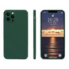 Husa pentru Apple iPhone 14 Flippy, Liquid Silicone, cu Microfibra pe interior, Protectie Antisoc, Dark Green, Verde inchis-0