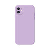 Husa pentru Apple iPhone 14 Flippy, Liquid Silicone, cu Microfibra pe interior, Protectie Antisoc, Grass purple, Mov-0