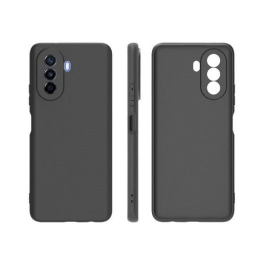 Husa pentru Huawei NOVA 10, Flippy, Liquid Silicone, cu Microfibra pe interior, Protectie Antisoc, Negru-0