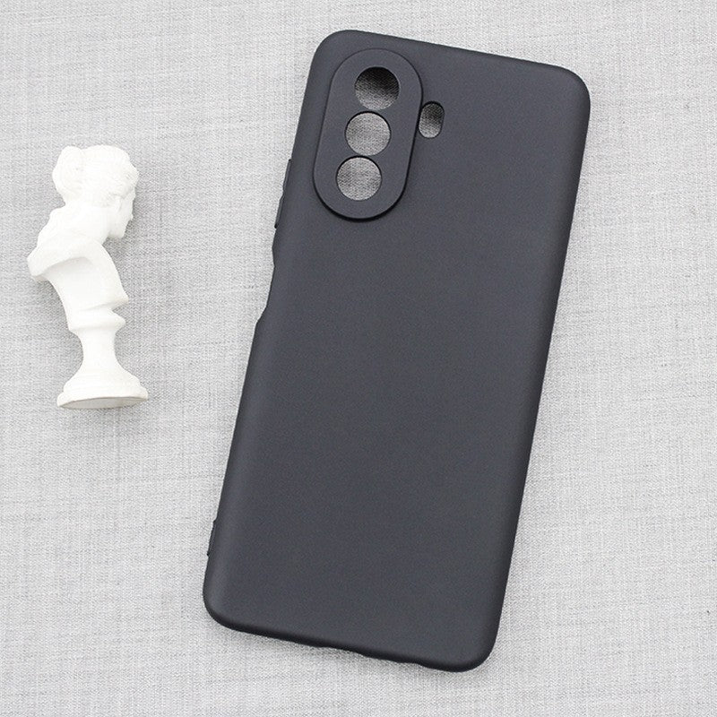 Husa pentru Huawei NOVA Y70, Flippy, Liquid Silicone, cu Microfibra pe interior, Protectie Antisoc, Negru-5