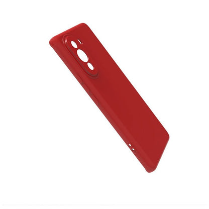 Husa pentru Huawei NOVA Y70, Flippy, Liquid Silicone, cu Microfibra pe interior, Protectie Antisoc, Rosu-1