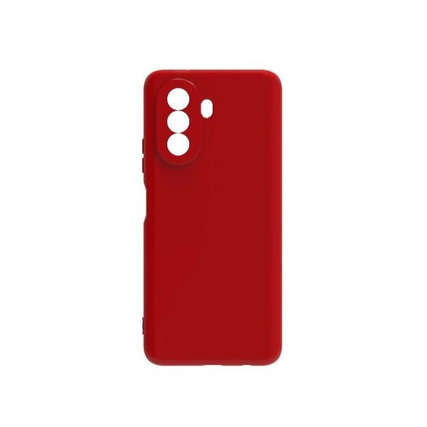 Husa pentru Huawei NOVA Y70, Flippy, Liquid Silicone, cu Microfibra pe interior, Protectie Antisoc, Rosu-0