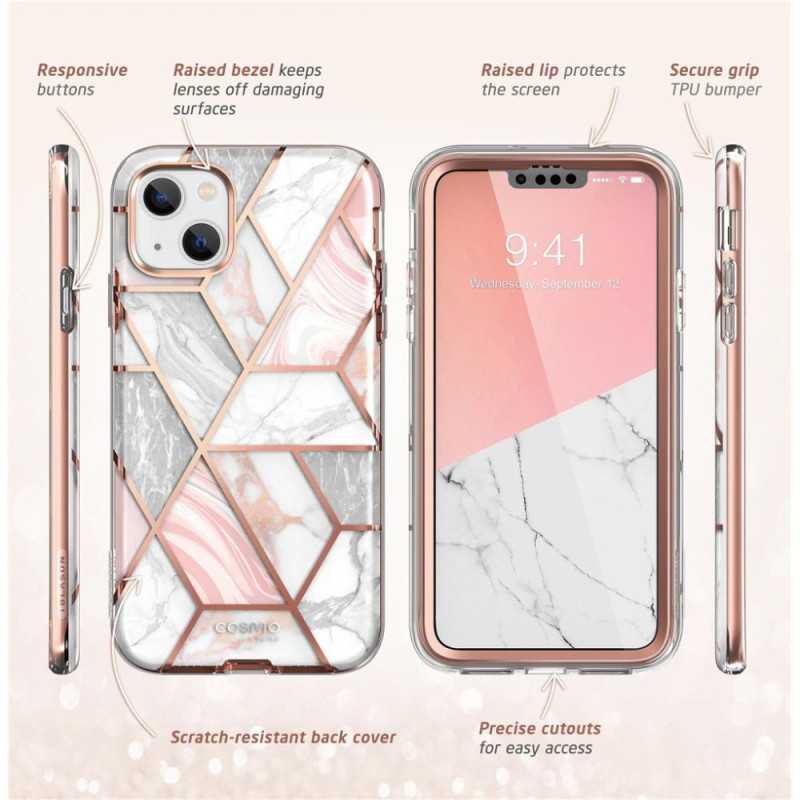 Husă i-Blason Cosmo Marble pentru iPhone 13 / 14 – Marble