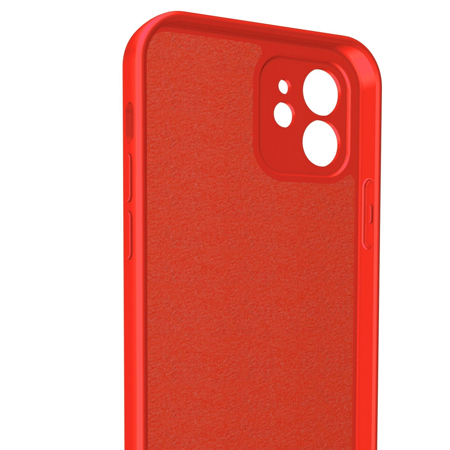 Husa pentru Samsung Galaxy A13 4G, Flippy, Liquid Silicone, cu Microfibra pe interior, Protectie Antisoc, Rosu-5