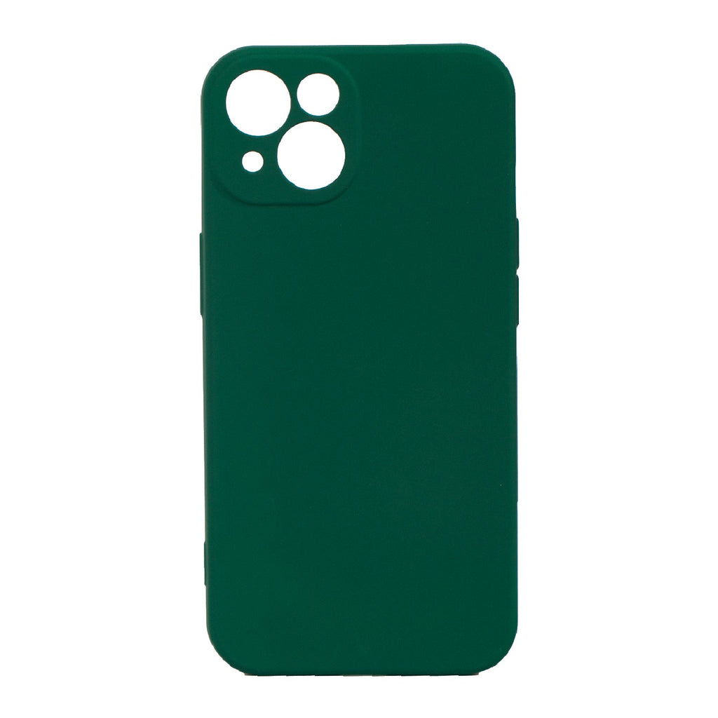 Husa pentru Samsung Galaxy A33 5G, Flippy, Liquid Silicone, cu Microfibra pe interior, Protectie Antisoc, Verde inchis-1