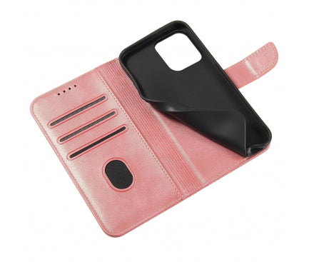 Husă Smart Magnetic Flip pentru Xiaomi Redmi Note 9 – Roz
