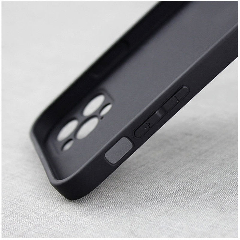 Husa pentru Samsung Galaxy S22 Ultra, Flippy, Liquid Silicone, cu Microfibra pe interior, Protectie Antisoc, Negru-1