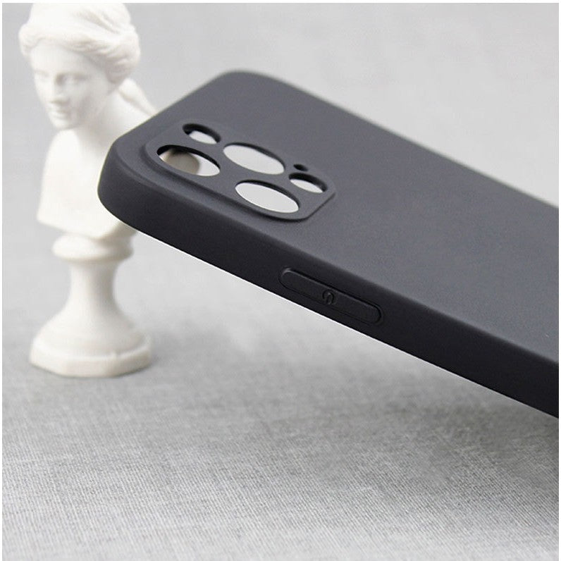 Husa pentru Samsung Galaxy S22 Ultra, Flippy, Liquid Silicone, cu Microfibra pe interior, Protectie Antisoc, Negru-2