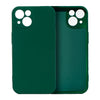 Husa pentru Samsung Galaxy S22 Ultra, Flippy, Liquid Silicone, cu Microfibra pe interior, Protectie Antisoc, Verde inchis-0