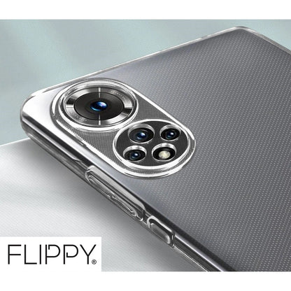 Husa Protect Plus pentru Huawei NOVA 9 SE, Flippy, Silicon Subtire, Transparenta-1