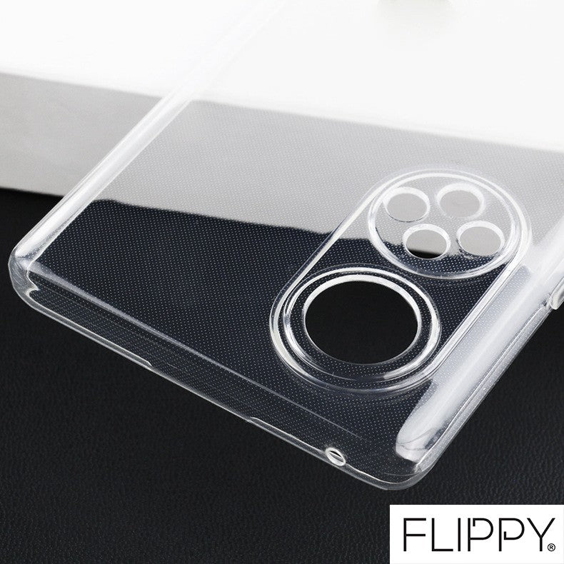Husa Protect Plus pentru Huawei NOVA 9 SE, Flippy, Silicon Subtire, Transparenta-3