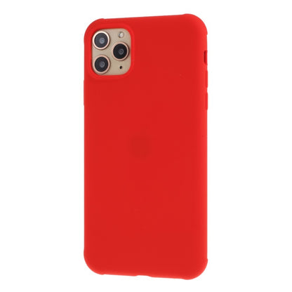 Husa protectie compatibila cu Apple iPhone 11 Pro Liquid Silicone Case Rosu-2