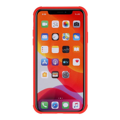 Husa protectie compatibila cu Apple iPhone 11 Pro Liquid Silicone Case Rosu-3