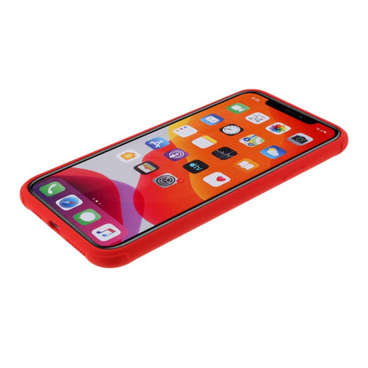 Husa protectie compatibila cu Apple iPhone 11 Pro Liquid Silicone Case Rosu-6
